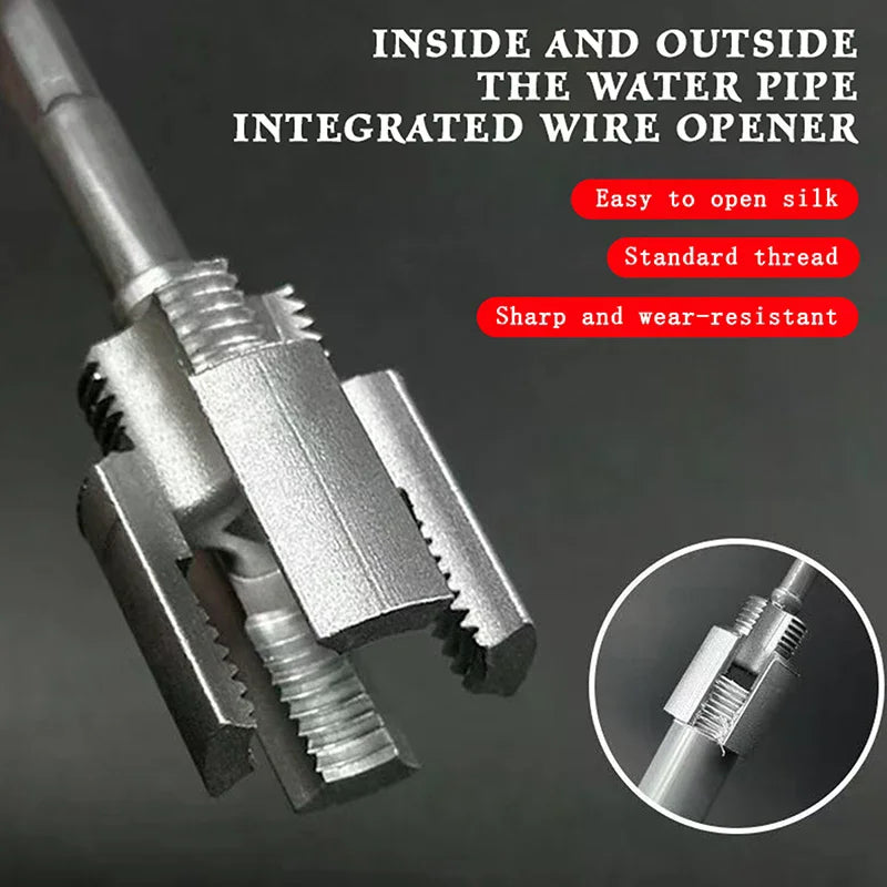 Pipe Thread Cutting Tool Integrated Internal External Threading Zpaxo