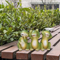 Frog Statue Creative Resin Cute Tabletop Ornament Garden Statue Decorative Figurine for Balcony Outside Yard Bedroom Table Zpaxo Style B