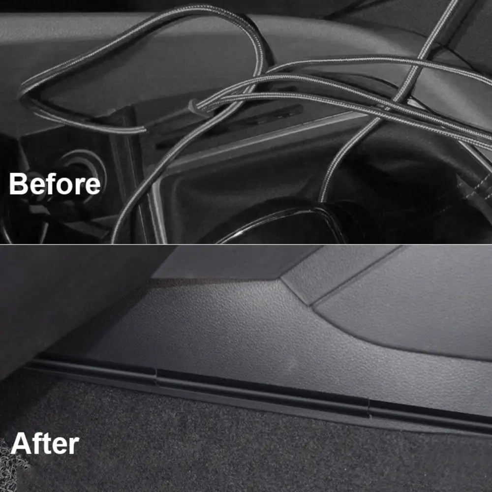 Car Interior Concealed Wire Cover Car Cable Clips Car Cable Protector Cable Line Sleeve Car Wire Cover Data Cable Organizer Zpaxo