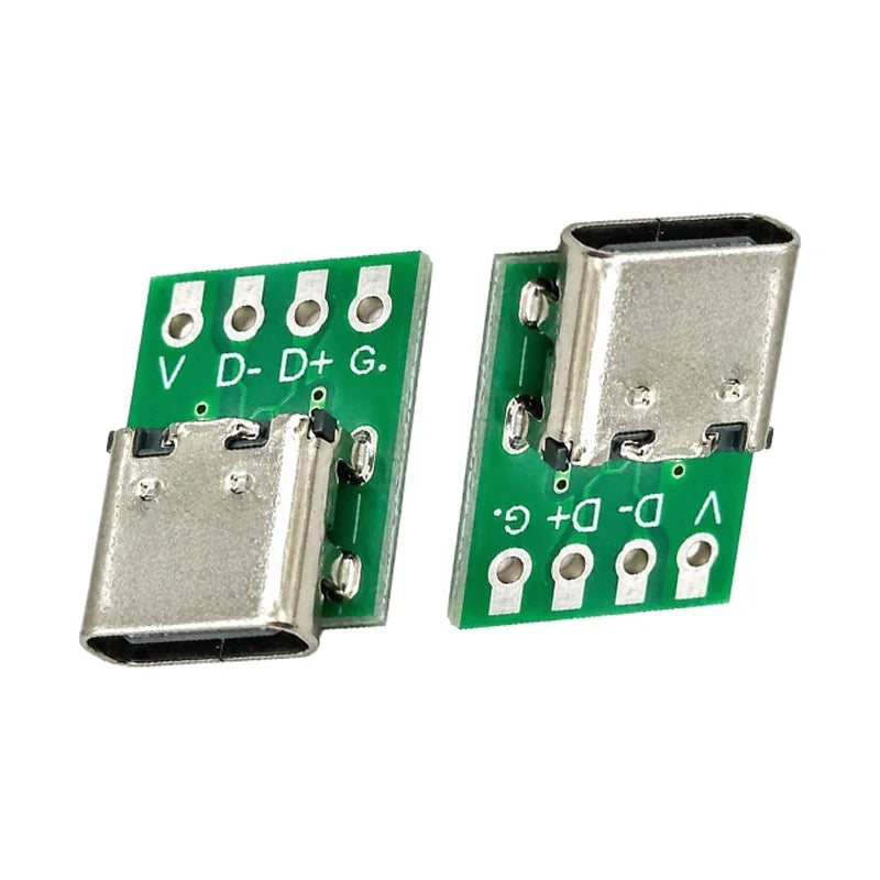 1 5 USB 3 C Connector 16Pin Male Test PCB Board Adapter Socket Data Zpaxo