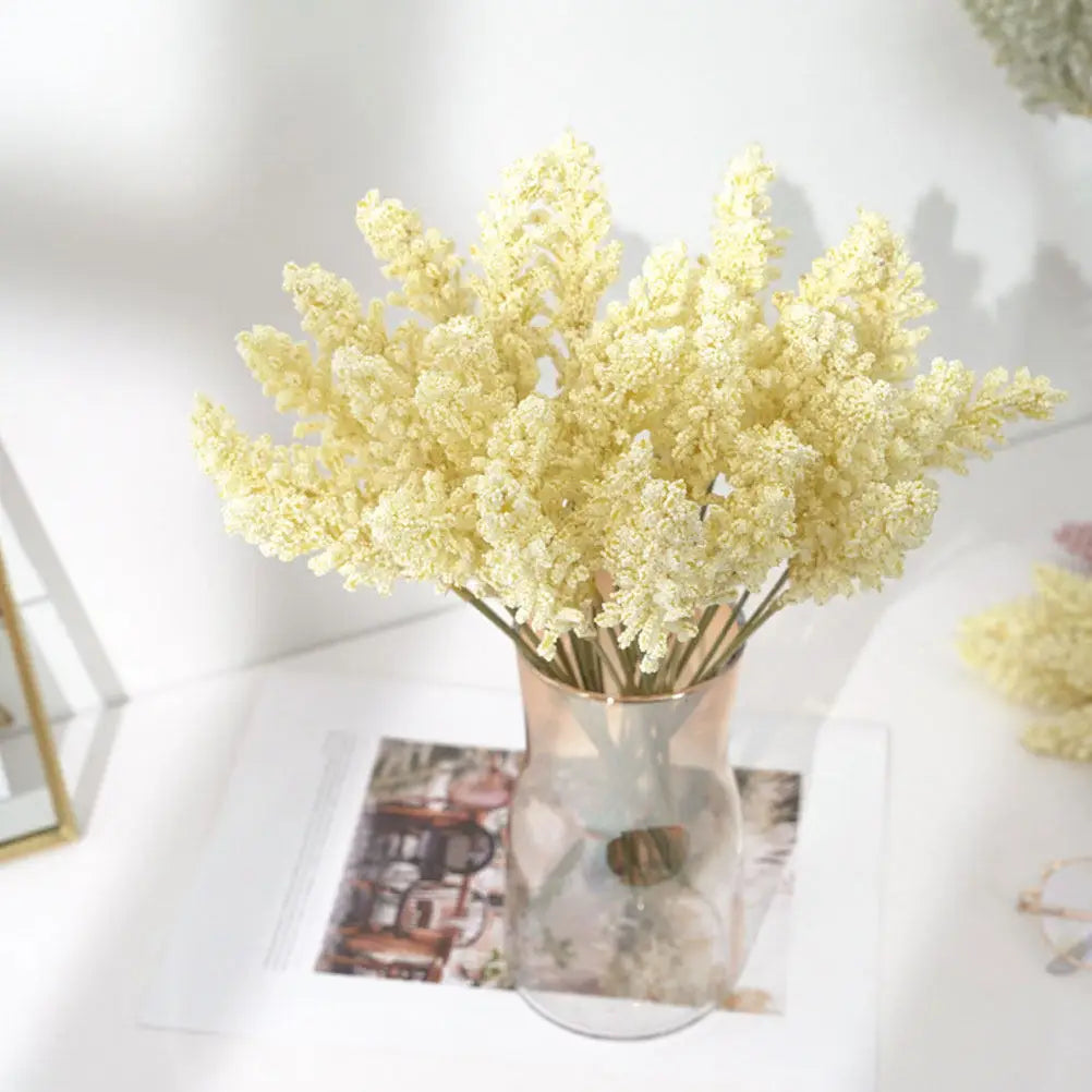 Faux Corn Stalks Artificial Plant Lifelike Wheat Ear Blossom Decor