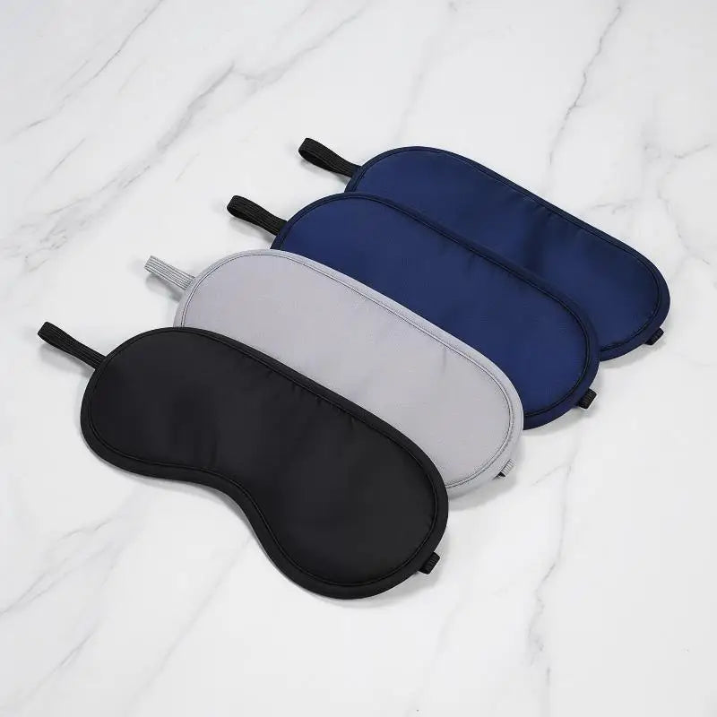 Multicolor Silky Sleep Eye Mask Light Blocking Soft Elastic Strap Zpaxo