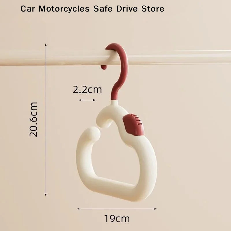MRotatable Hat Storage Clothes Hanger Multi-function Hook Home Use