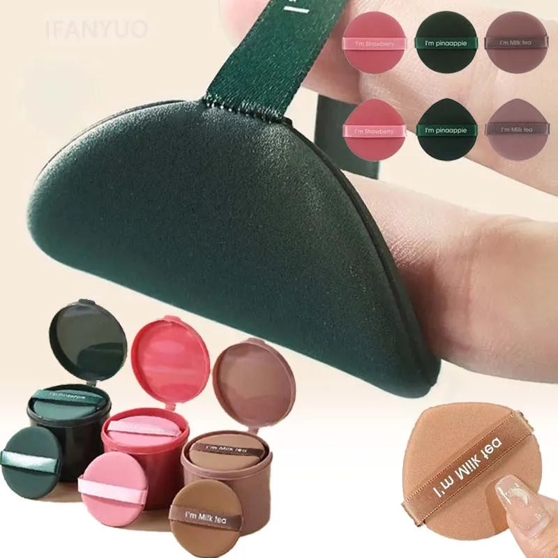 Velvet Air Cushion Puff Wet Dry Reusable Sponge Liquid Foundation