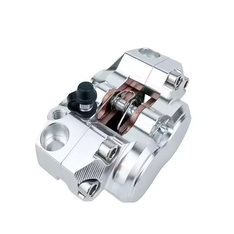 4-Piston Hydraulic Disc Brake Caliper | Motorcycle Upgrade