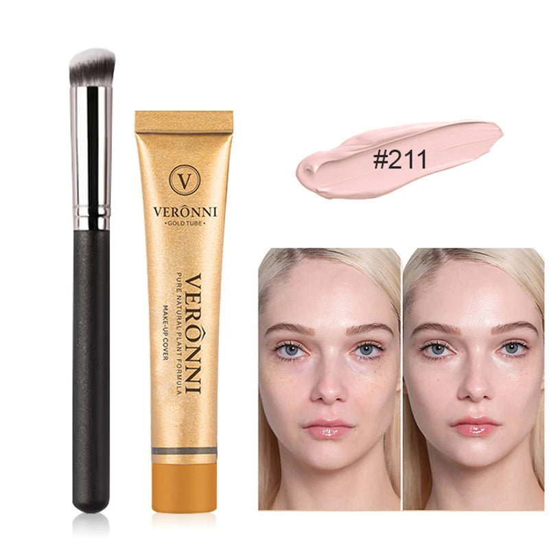 14 Liquid Concealer Foundation Moisturizing Long-lasting Lightweight Zpaxo 211