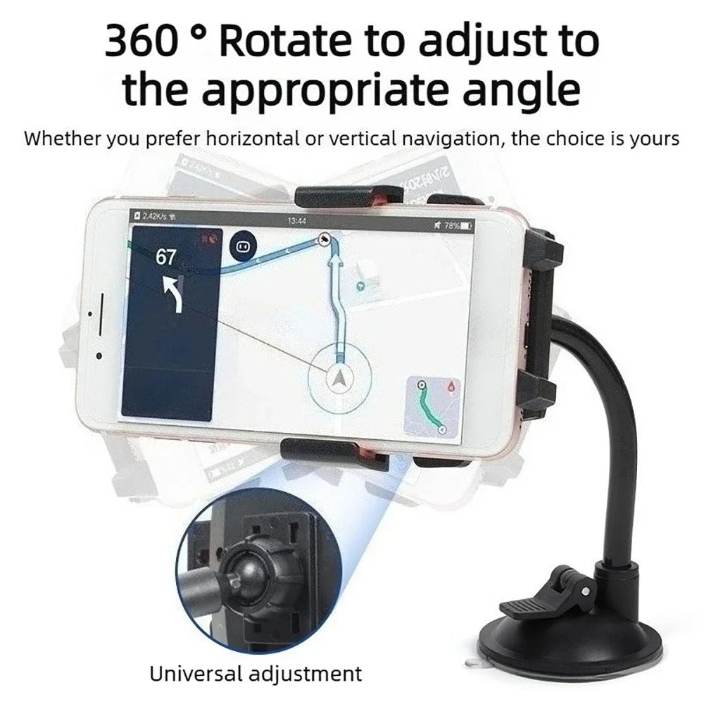 Universal Car Phone Holder – Suction Cup Windshield Mount Car Phone Mount Zpaxo