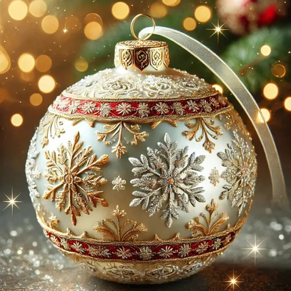 2D Acrylic Christmas Ornaments – 7-Piece Flat Pendant Set Christmas Ornament Set Zpaxo 05