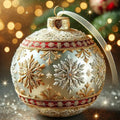 2D Acrylic Christmas Ornaments – 7-Piece Flat Pendant Set Christmas Ornament Set Zpaxo 05