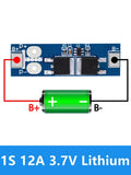 ‌"1S 12A BMS PCM Protection Board for 3.7V Li-ion / 3.2V LiFePO4 18650 Batteries - Short Circuit & Charging Protection Module Zpaxo 1S 12A 3.7V Lithium 1PC
