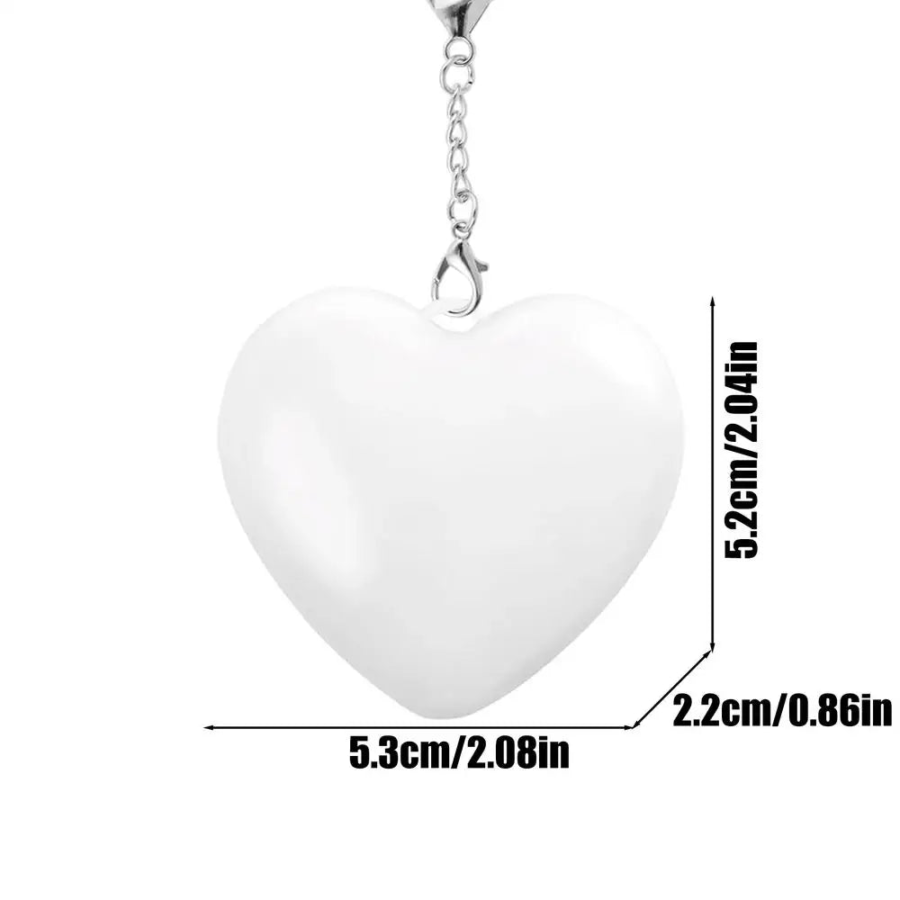 Rechargeable LED Purse Light Wallet Lamp Heart Shape Touch Sensor