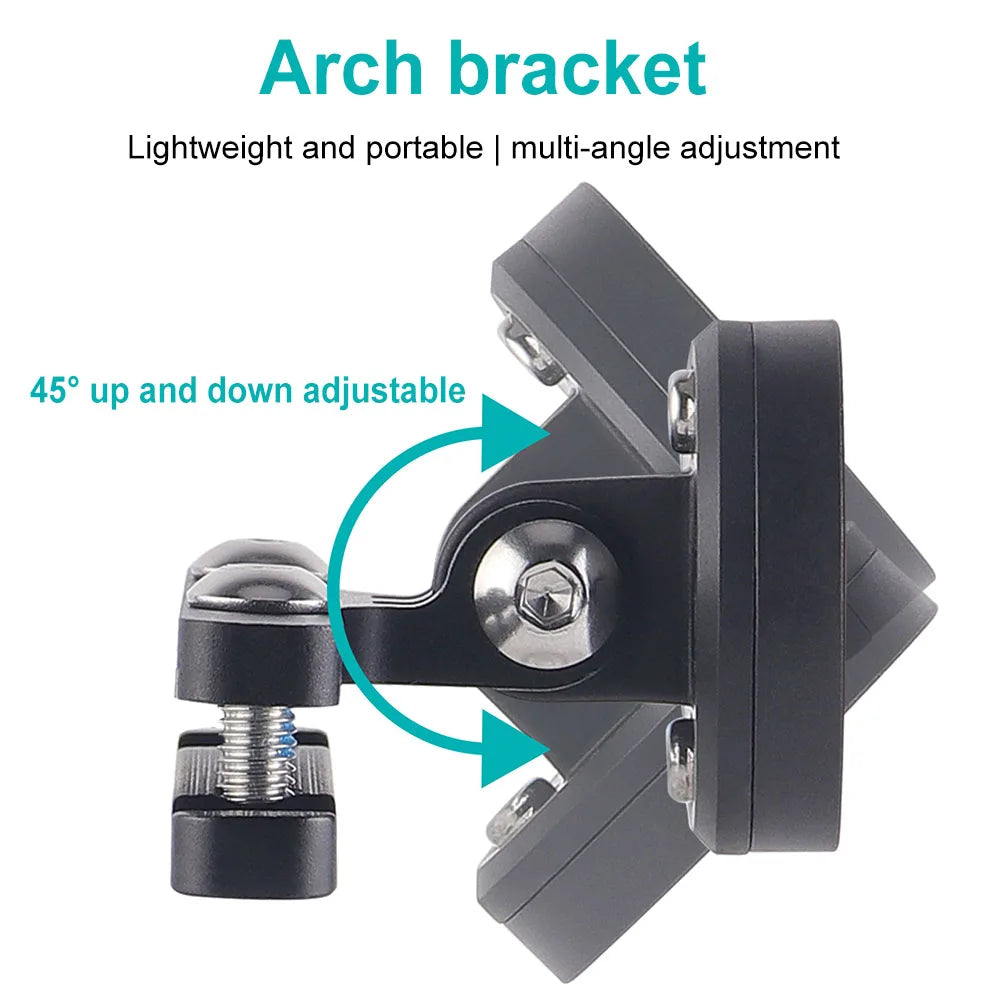 1- Bike Taillight Seatpost Bracket Adjustable Bicycle Tail Light Zpaxo