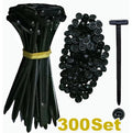 1-300PCS Nylon Universal Cable Tie Buckle Heavy Duty Self-Locking Nylon Zip Ties Holder Multipurpose Plastic Cable Ties Tool Zpaxo 300SET