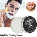 60g Mint Shaving Cream Soap – Nourishing & Protective Shave Shaving Cream Soap Zpaxo 60g shaving cream