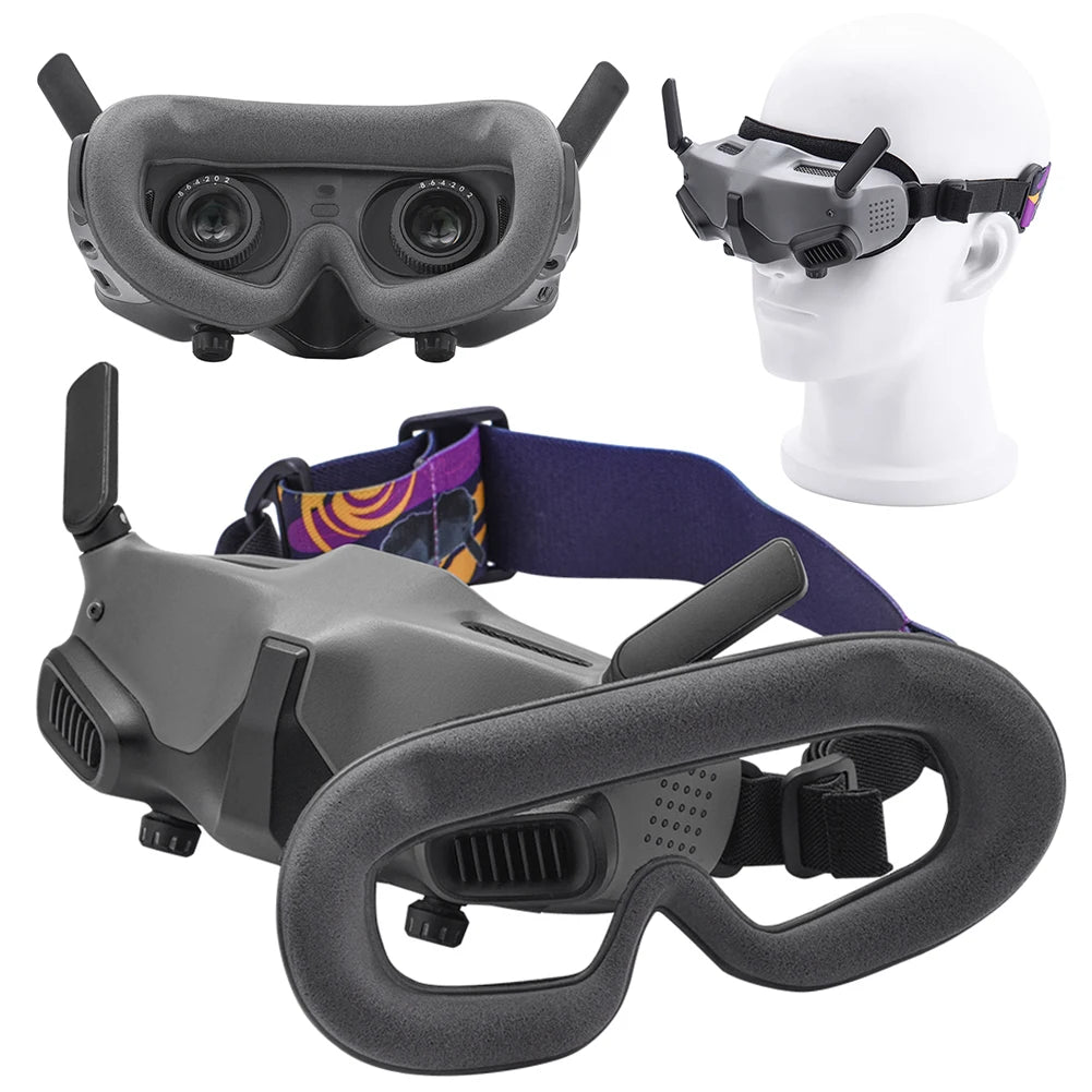 for AVATA Goggles 2 Sponge Eye Pad Comfortable Face Cushion Cover Anti-Light Leakage Face Padding Accessories Eye Mask Pad Zpaxo