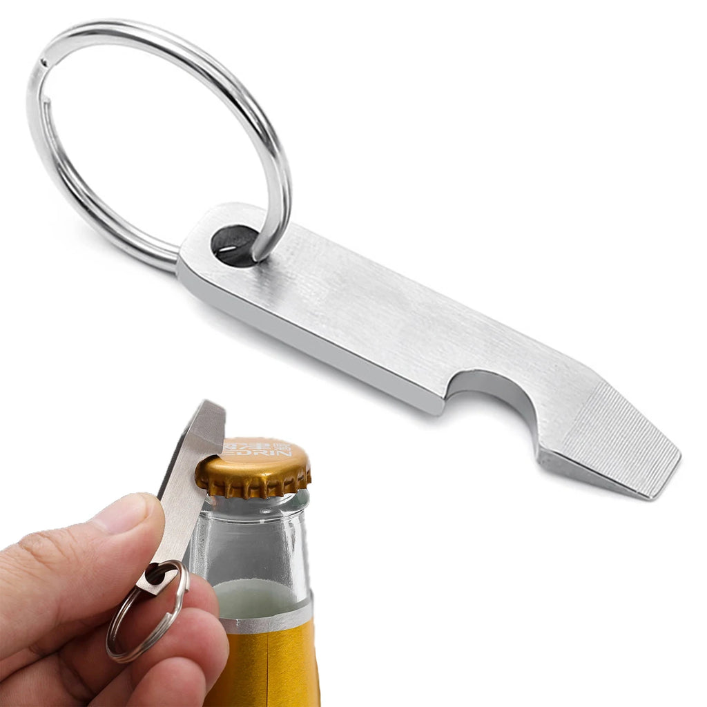 Mini Stainless Steel Keychain Bottle Opener – EDC Tool