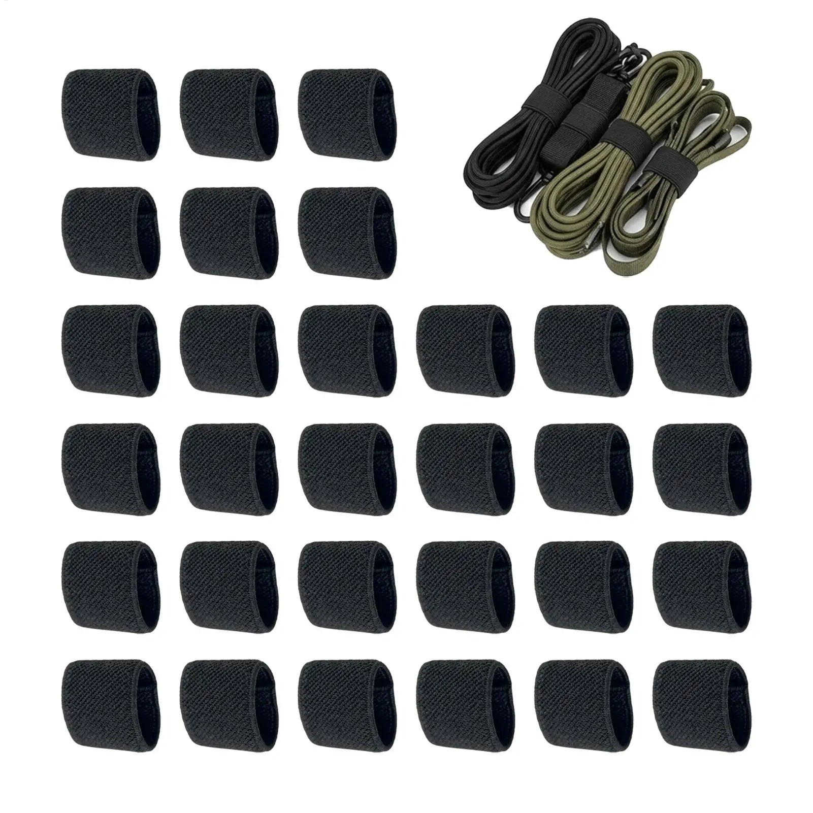 Belt Keepers Heavy Duty Elastic Retainer Backpack Strap Keeper Slings