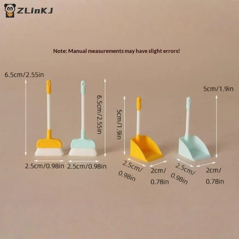 Doll Home Cleaning Tools Decor Toy 1 12 Dollhouse Miniature Brush Zpaxo