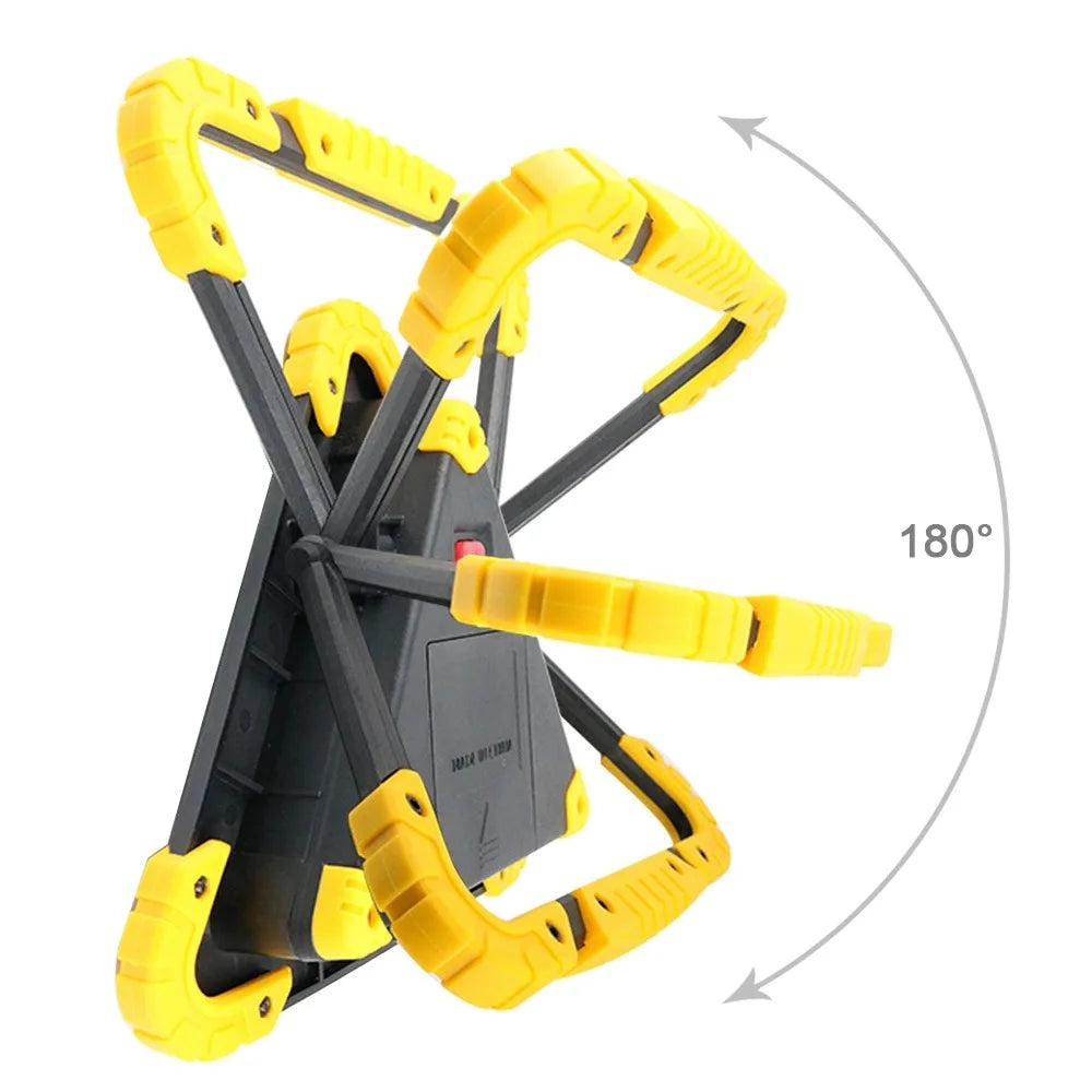 COB 30W LED Emergency Triangle Work Light – Rechargeable Roadside Emergency Work Light Zpaxo