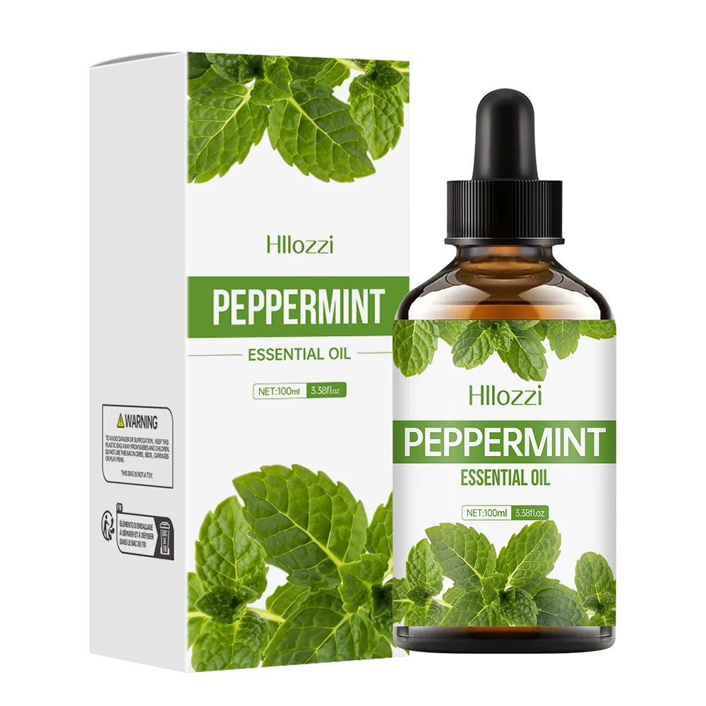 PEPPERMINT ESSENTIAL OIL High-quality Moisturizing Nourishing Massage Zpaxo 100ml PEPPERMINT Other