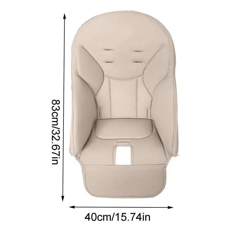 Portable Dining Chair Cover Baby PU Leather Dining Chair Pad for PegPerego Siesta Zero3 Baoneo Kosmic Jane Zpaxo