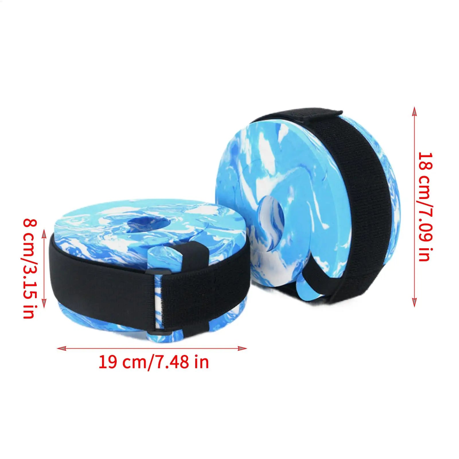 1 Pair Adjustable EVA Foam Water Wings Arm Ankle Float Bands Kids