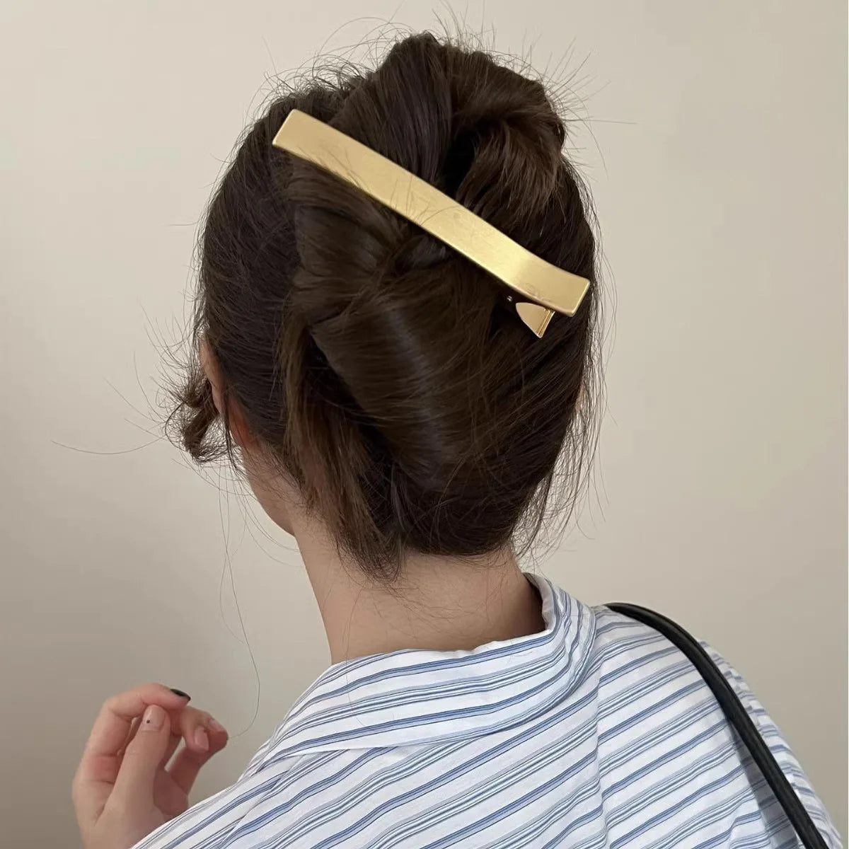 Korean Women Elegant Hair Clips Barrettes for Girls Metal Hair Claws Hairpin Bangs Duckbill Clip Ponytail Fashion Accessories Zpaxo