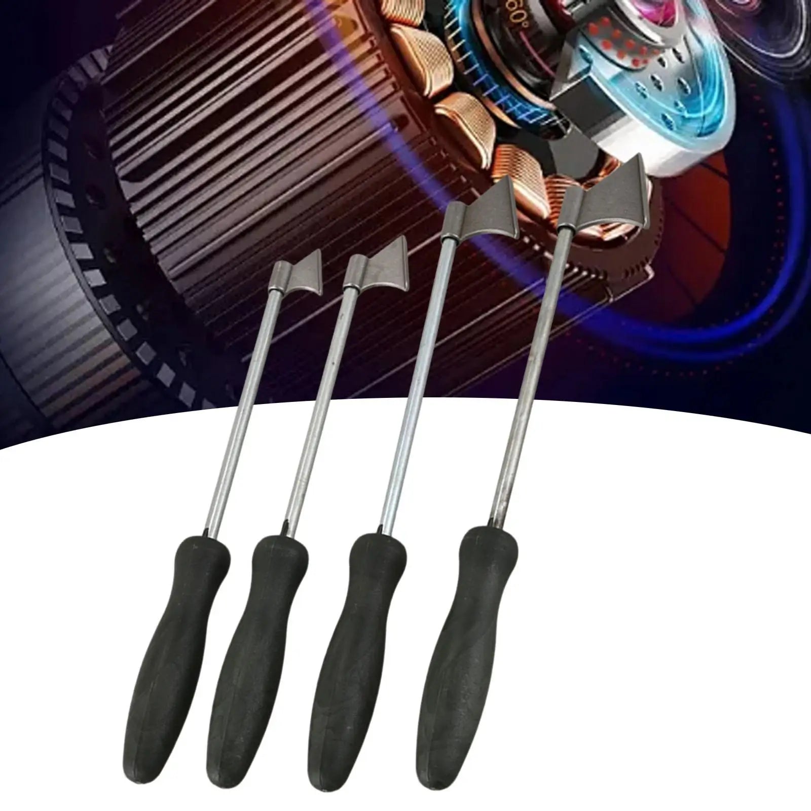4Pcs Electrical Motor Pressing Plate Labor Saving Sturdy Wear Resistant Line Scribing Knife Motors Repair Tools for Motor Zpaxo