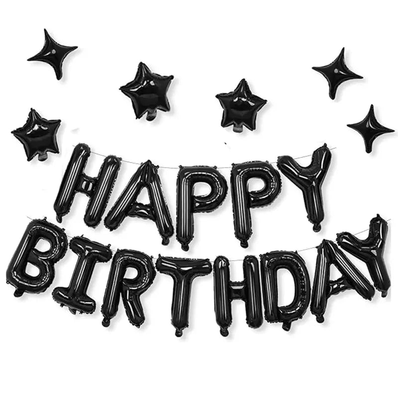 Happy Birthday Aluminum Film Balloon Sequin Children's Party