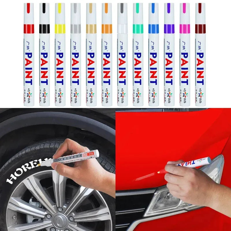 Waterproof Permanent Tire Paint Marker Pen – Car, Bike & Metal