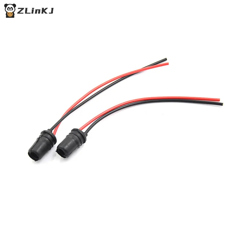 T10 Light Bulb Extension Socket Holder Soft Rubber Push-in Wedge Base Zpaxo
