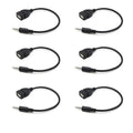 USB Female to 3.5mm AUX Adapter Cable for Car Audio & MP3