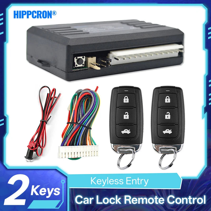 Hippcron Car Alarm Central Locking Systems Auto Remote Door Lock