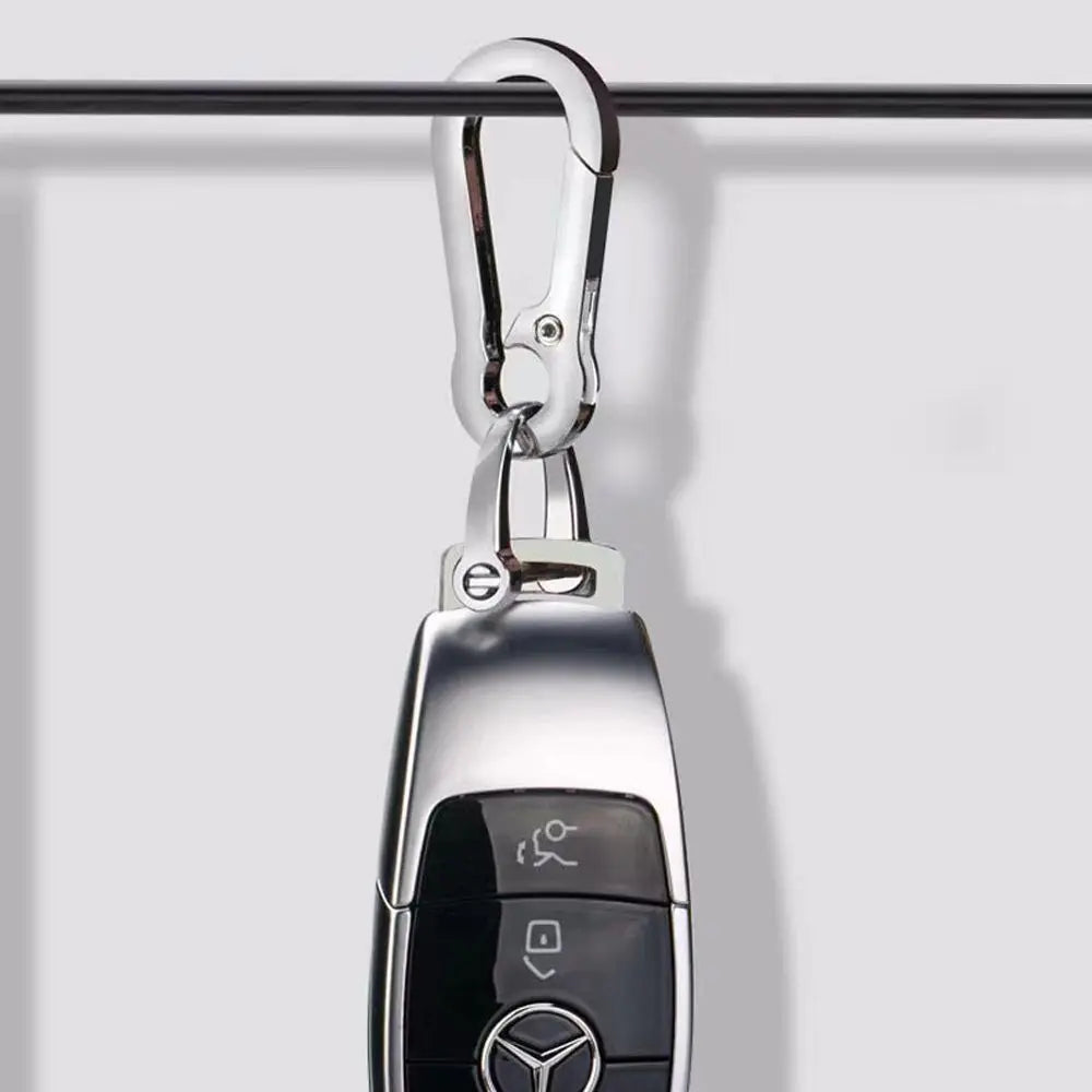 Men Hanging Buckle Anti-lost Gift Car Decoration Couple Key Chain Keyring Stainless Steel Gourd Buckle Metal Keychain Zpaxo