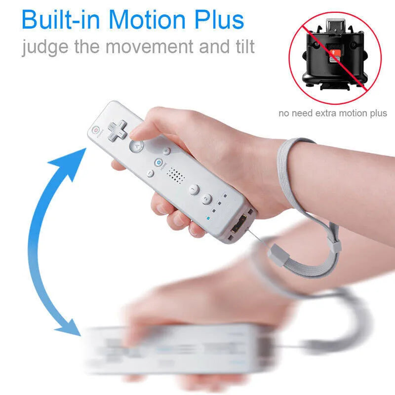 1 Pair Nunchuck Controller Motion Remote Wii Gamepad Nintendo Games