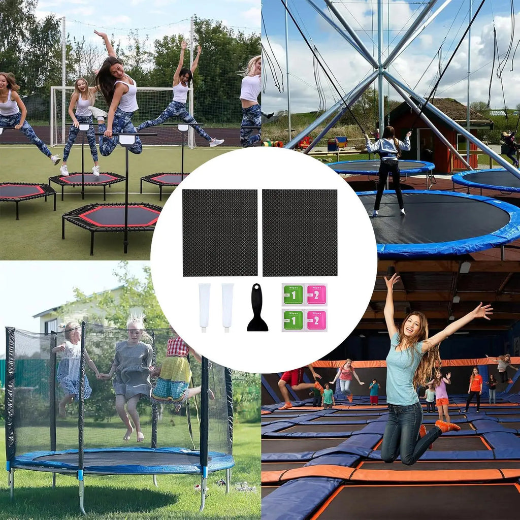 Trampoline Patch Repair Cuttable All Weather Secure Mat Hole Tear