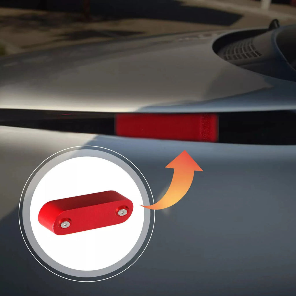 Car Billet Aluminum Racing Hood Vent Spacer Risers Fender Washer