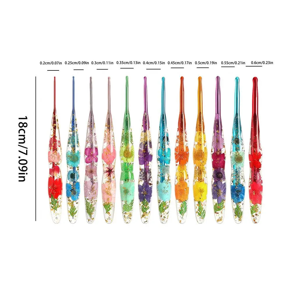 Ergonomic Crochet Hooks 9 Crocheting Supplies Knitting Yarn Hook
