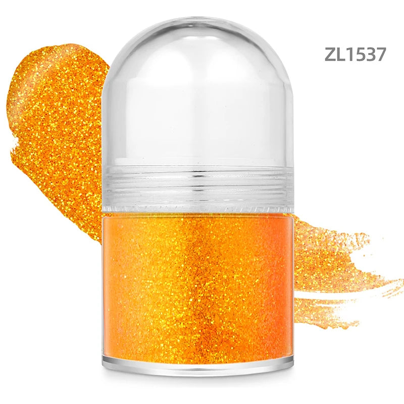 Rolling Sequin Face Body Glitter Gel Lasting Shine Sparkling Sequins Glitter Gel for Carnival Parties Festival and Stage Makeup Zpaxo 37