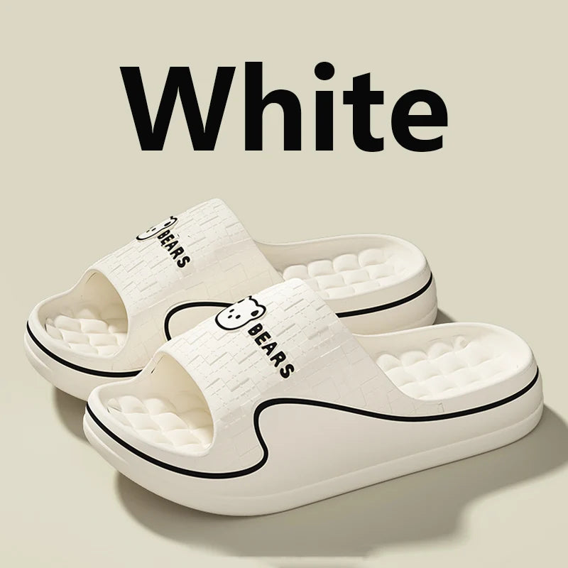 Women's Home Slippers Cute Cartoon EVA Indoor Bathroom Sandals Soft