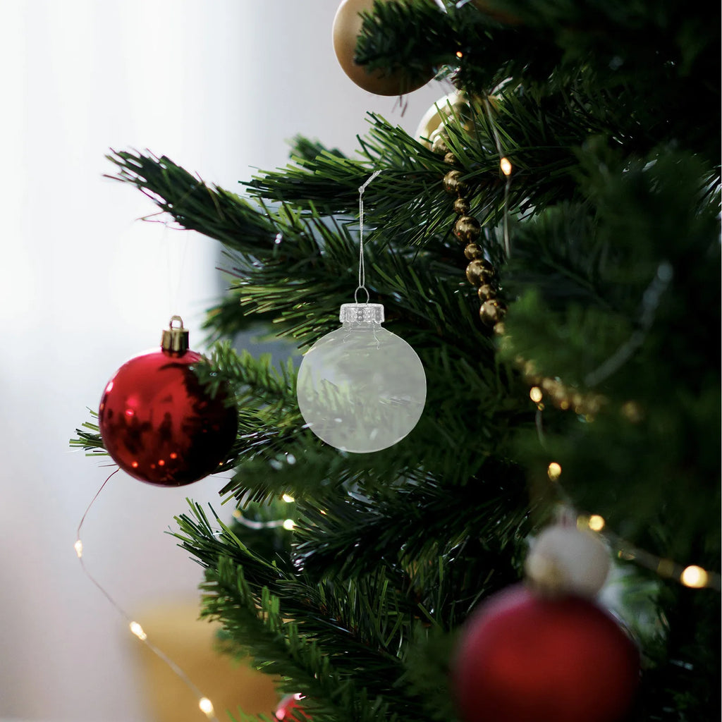 Christmas Ball Ornaments Balls Xmas Tree Transparent Hanging