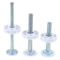 White M8 M10 Baby Gate Spare Pressure Fit Spindles Screw Bolts Safety Zpaxo A1