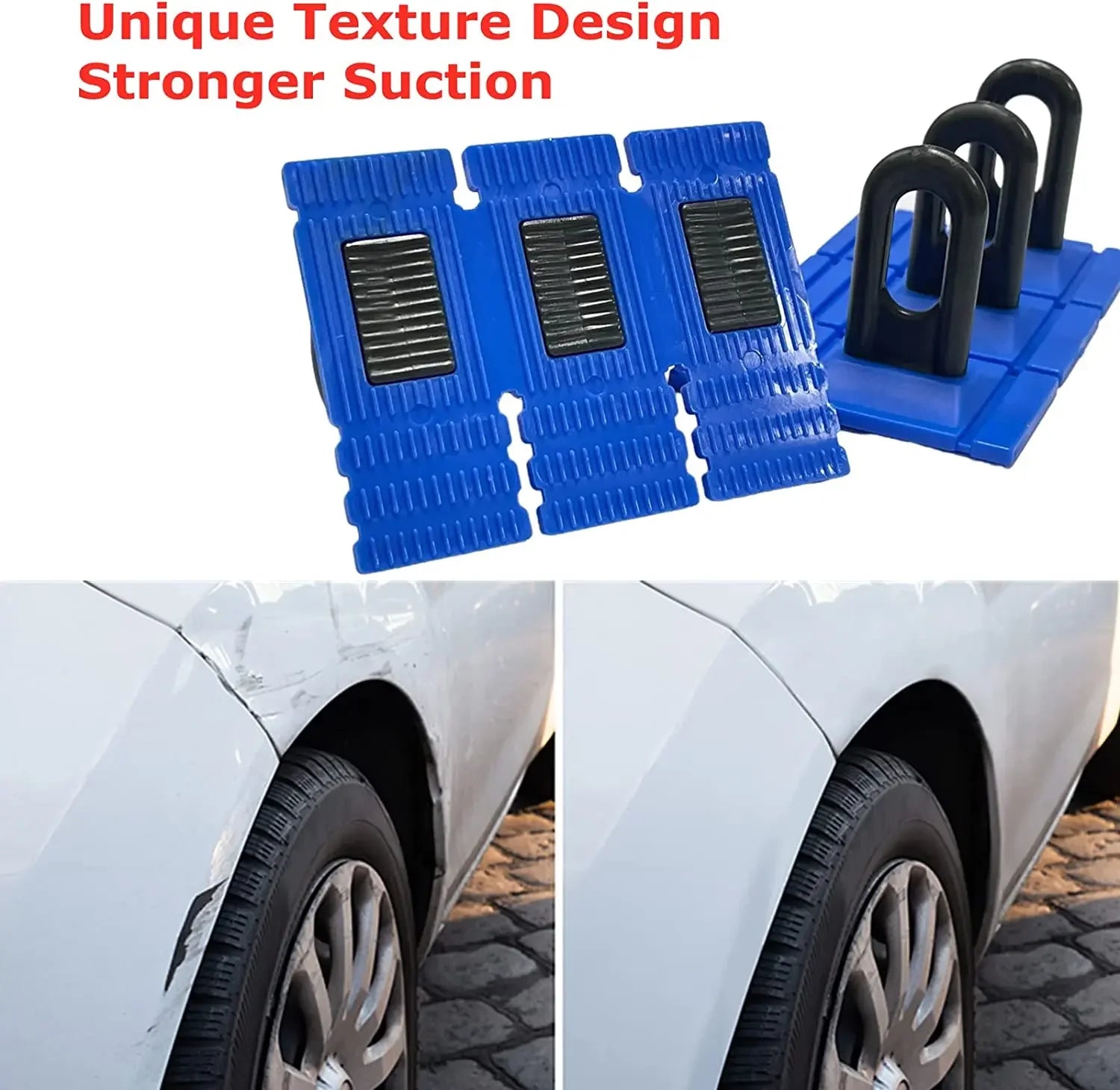 Heavy Duty Car Dent Remover Tool Auto Body Puller Blue Pulling Tabs Zpaxo