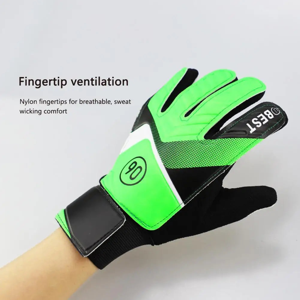 1 Pair Soccer Finger Protection Football Gloves Ball Goalkeeper