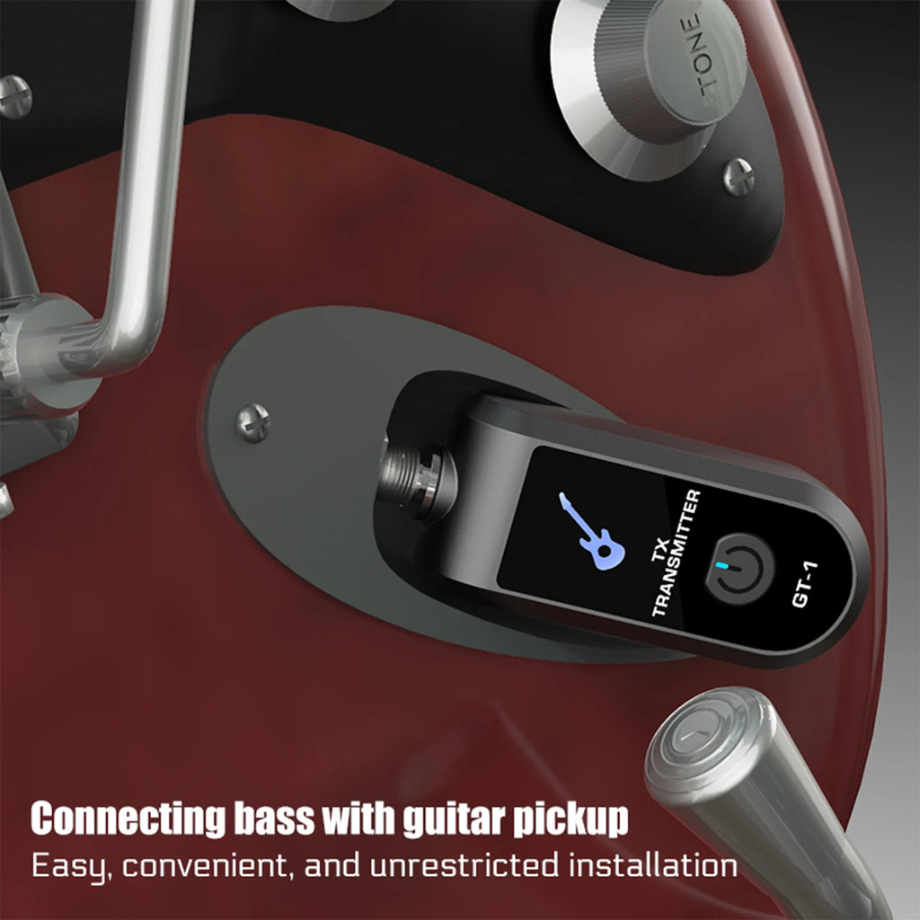 Wireless Guitar System Launcher Receiver Transmitter Bass Pickup Zpaxo