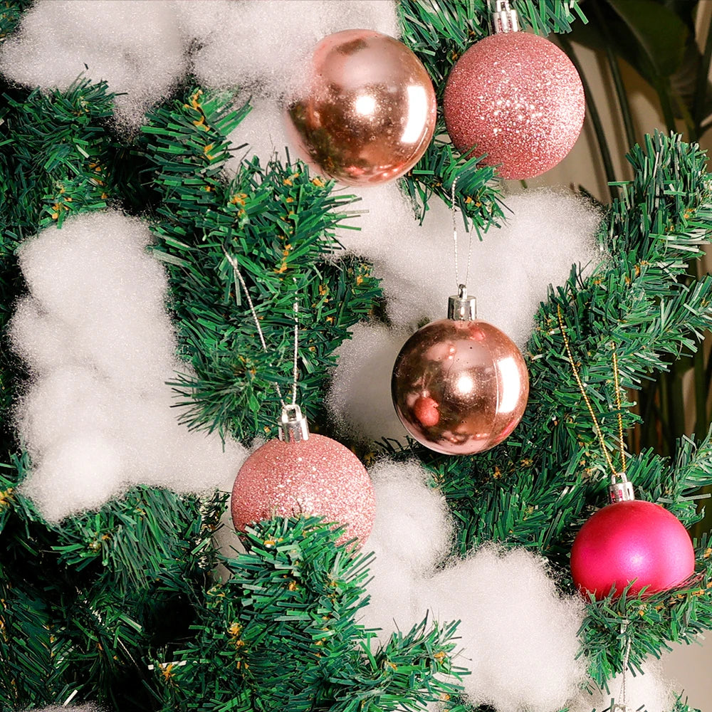 Fluffy Artificial Fake Snow Christmas Fake Cotton Decoration Set for Snow Fight Indoor Scene Xmas Village Tree Decor Doll Filler Zpaxo