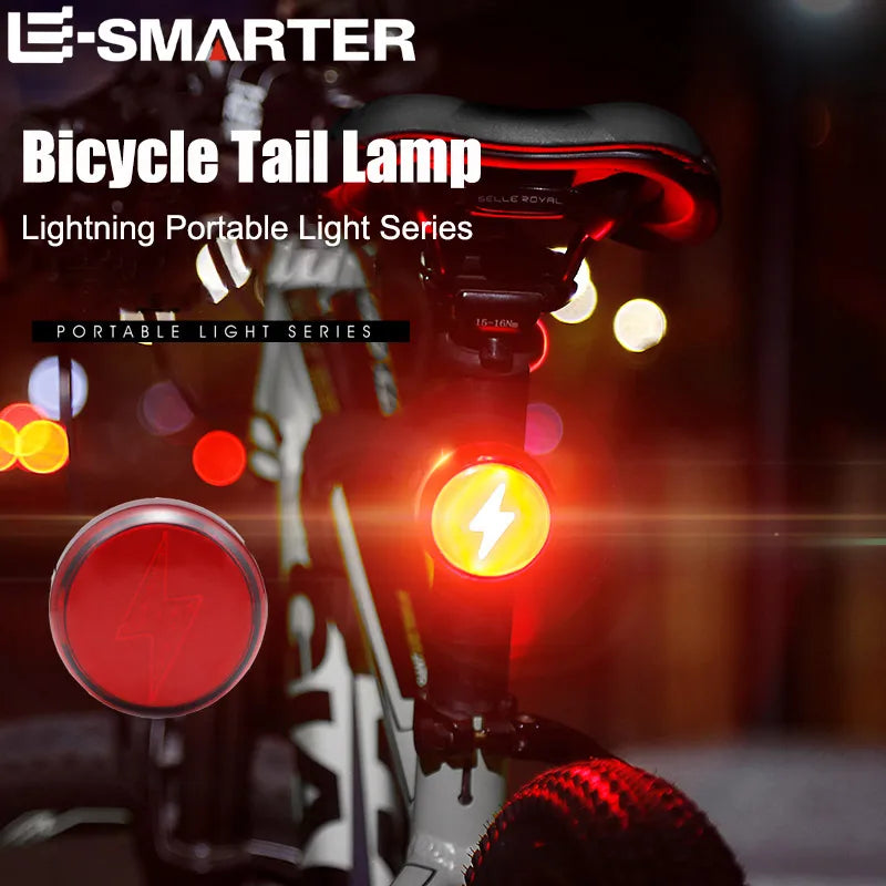 Rechargeable Bicycle Taillight – LED Safety Warning Light | ESMARTER
