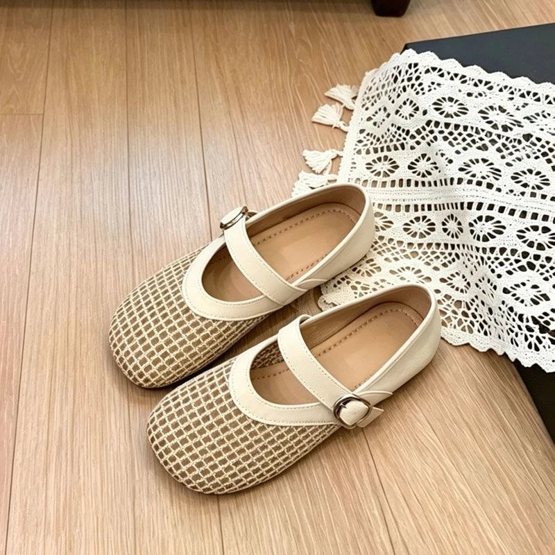 Spring Autumn Women's Hollow Out Breathable Comfortable Single Shoes Zpaxo