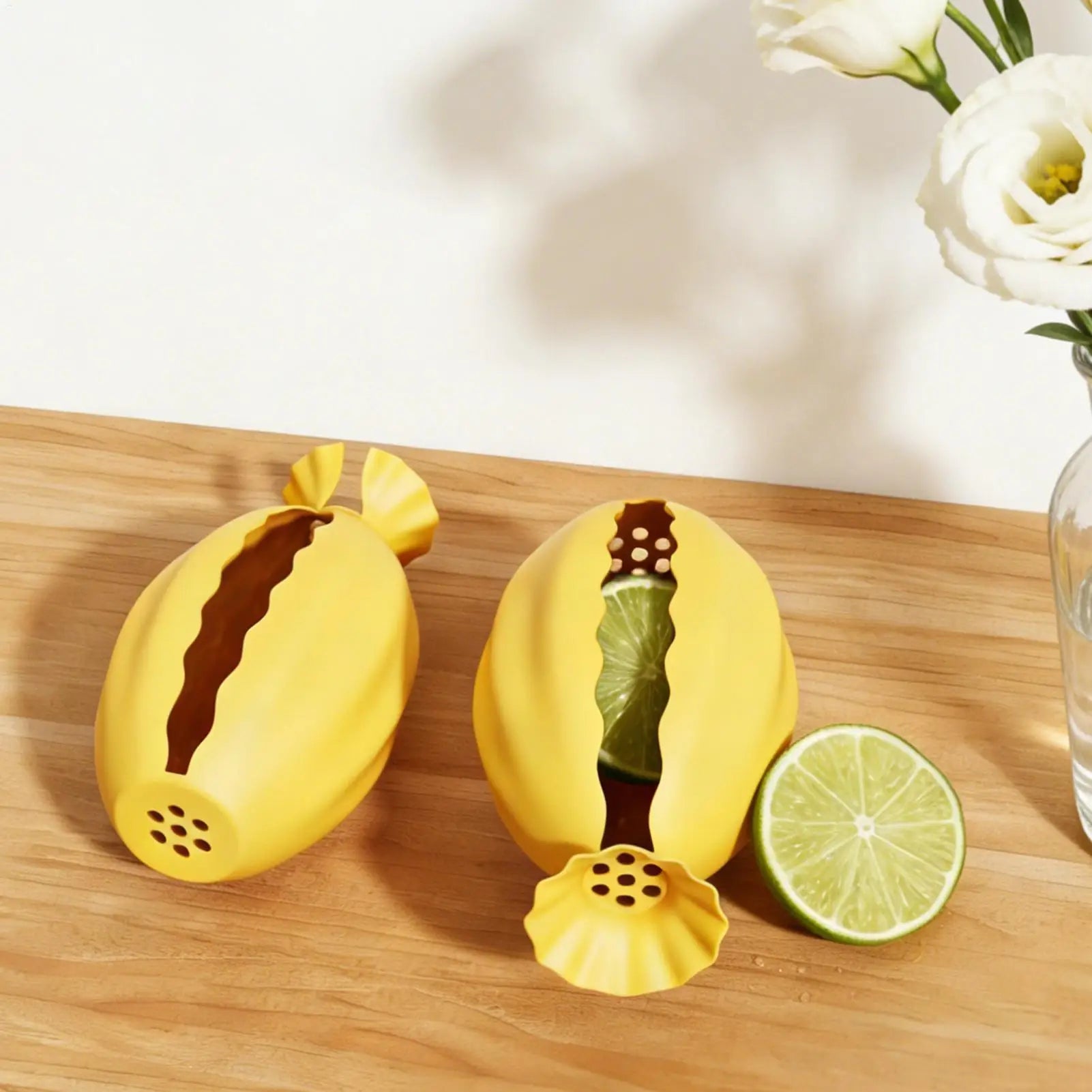 Lemon Squeezer Manual Handheld Silicone Anti-splash Seedless Juicer