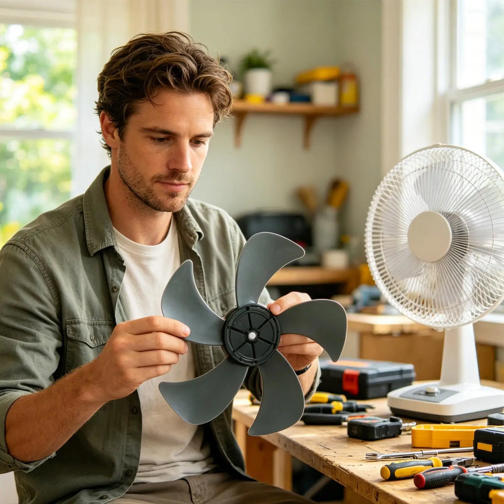 Standing Fan Leaf Replacement Electric Blower Part Nut Cover Bedroom